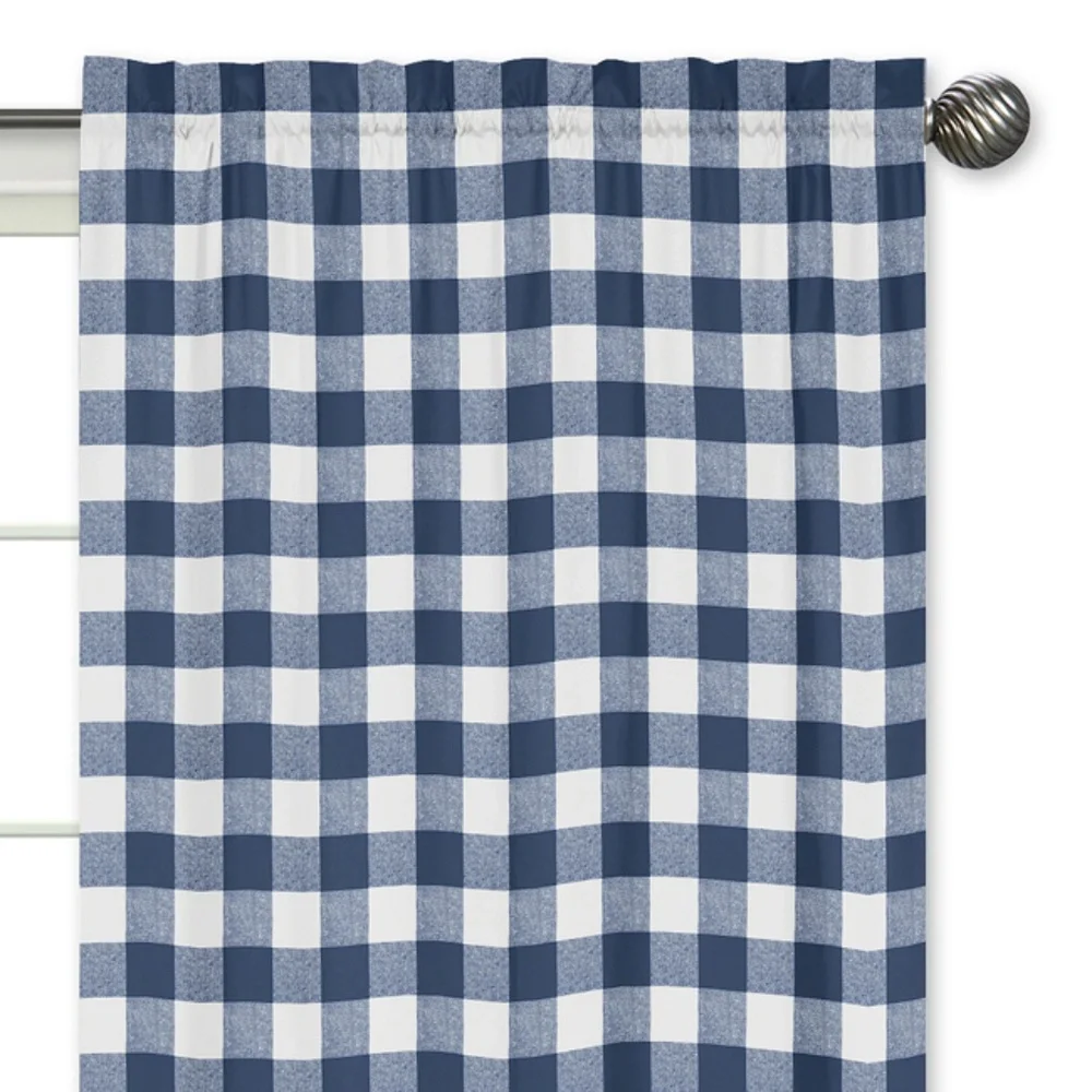 Carousel Woven Buffalo Check 5pc Crib Bedding Set